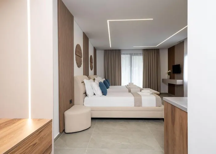 公寓式酒店 Crystal Blue Hotel, Barbati, Corfu 巴尔巴蒂